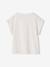 T-shirt fille sport écru+vert sauge - vertbaudet enfant 