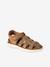 Sandales enfant cuir à scratch camel - vertbaudet enfant 