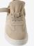 Baskets fille cuir zip et lacets marron - vertbaudet enfant 