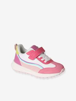 -Baskets enfant textile lacets élastiqués et scratchs