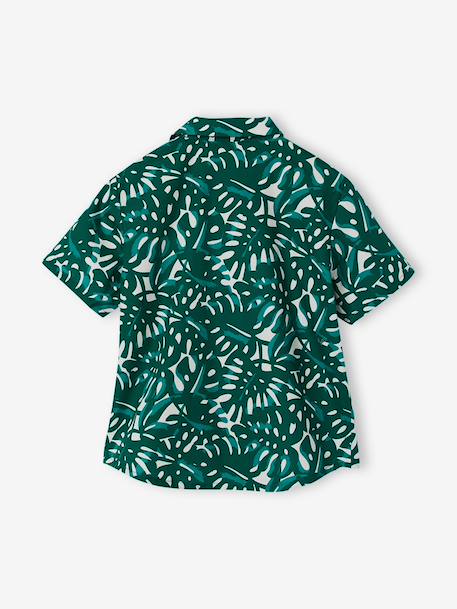 Chemise garçon imprimée vert imprimé - vertbaudet enfant 