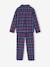 Flanelen kinderpyjama capsulecollectie Kerst ENVIE DE FRAISE bordeauxrood - vertbaudet enfant 