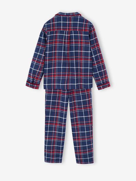 Pyjama mixte flanelle noël capsule famille bordeaux - vertbaudet enfant 