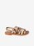 Sandales fille cuir multi brides or - vertbaudet enfant 