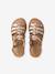 Sandales fille cuir multi brides or - vertbaudet enfant 