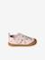 Chaussons bébé toile scratch blanc imprimé+bleu chambray+rose imprimé - vertbaudet enfant 