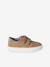 Derbies garçon cuir à scratchs beige+marine+MARRON MOYEN UNI - vertbaudet enfant 