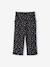 Pantacourt fille en gaze de coton anthracite+bleu - vertbaudet enfant 