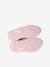 Elastische synthetische baskets voor kinderen veel beige+veel roze - vertbaudet enfant 
