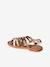 Sandales fille cuir multi brides or - vertbaudet enfant 