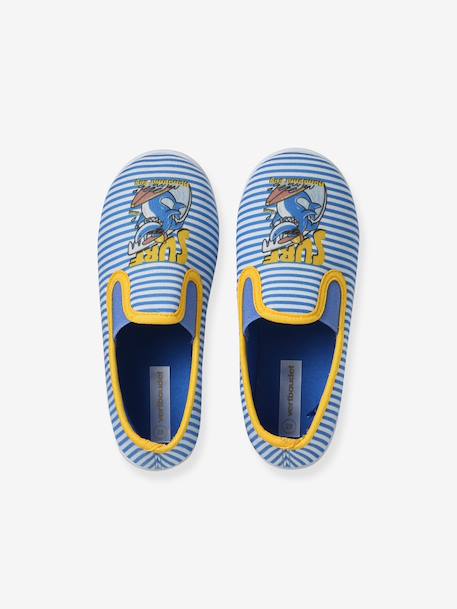 Chausson charentaise garçon rayé bleu - vertbaudet enfant 