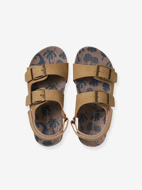 Sandales enfant garçon synthétique beige - vertbaudet enfant 