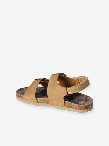Sandales enfant garçon synthétique beige - vertbaudet enfant 