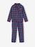 Flanelen kinderpyjama capsulecollectie Kerst ENVIE DE FRAISE bordeauxrood - vertbaudet enfant 