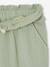 Pantalon large gaze de coton rose+vert de gris - vertbaudet enfant 