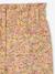 Pantalon fille large imprimé beige+multicolore+vanille - vertbaudet enfant 