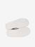 Baskets enfant garçon en cuir à scratchs beige+marine - vertbaudet enfant 