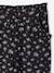 Pantacourt fille en gaze de coton anthracite+bleu - vertbaudet enfant 