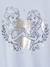 T-shirt meisjes met REINE DES NEIGES mouwen hemelsblauw - vertbaudet enfant 