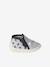 Chaussons bébé textile zippés gris imprimé - vertbaudet enfant 