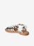 Leren kindersandalen kleutercollectie goud+zilver - vertbaudet enfant 