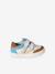 Leren baskets met klittenband voor baby's veel blauw - vertbaudet enfant 