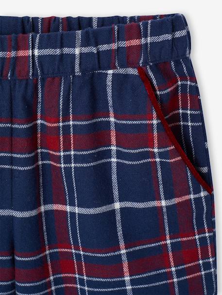 Pyjama mixte flanelle noël capsule famille bordeaux - vertbaudet enfant 