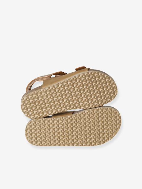 Sandales enfant garçon synthétique beige - vertbaudet enfant 