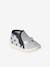 Chaussons bébé textile zippés gris imprimé - vertbaudet enfant 