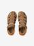 Sandales enfant cuir à scratch camel - vertbaudet enfant 
