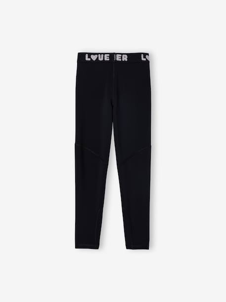Legging fille essentiel anthracite+vert sauge+vieux rose - vertbaudet enfant 