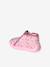Chaussons zippés bébé fabriqués en France rose imprimé - vertbaudet enfant 