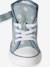 Baskets montantes enfant textile bleu jean - vertbaudet enfant 