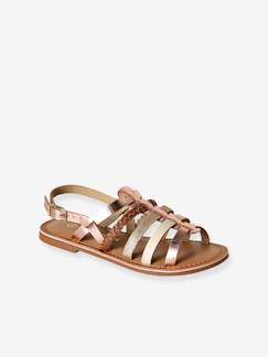 -Sandales fille cuir multi brides