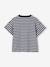 T-shirt voor meisjes met print koraal+marineblauw - vertbaudet enfant 