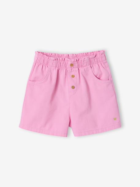 Short fille facile à enfiler corail+mauve+vert d'eau - vertbaudet enfant 