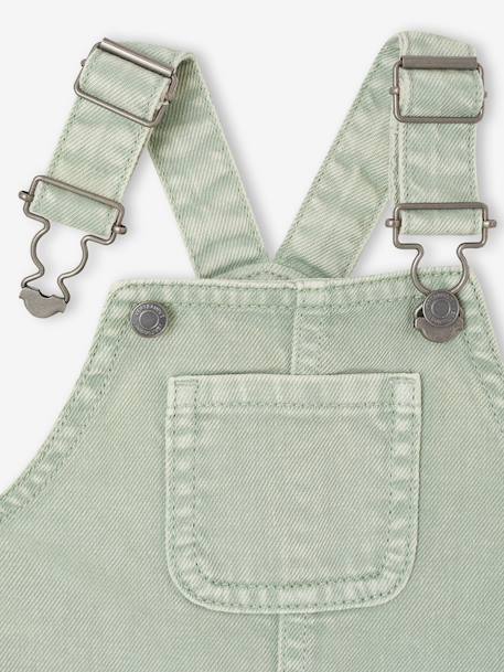 Salopette courte bébé garçon vert d'eau - vertbaudet enfant 