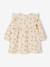 Jurk baby meisjes in velour ecru - vertbaudet enfant 