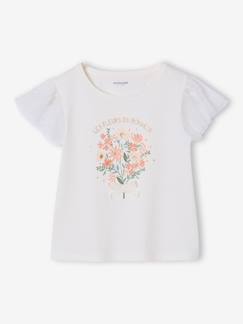 -T-shirt met korte mouwen met bloemenprint