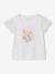 Tee-shirt manches courtes fleuri blanc - vertbaudet enfant 