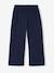 Wijde legging met golvend effect voor meisjes koraal+marineblauw+saliegroen+wit, bedrukt+wit, gestreept+zachtpaars - vertbaudet enfant 