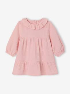 -Robe bébé fille en gaze de coton
