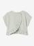 Blouse fille en lin vert sauge - vertbaudet enfant 