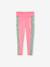 Grafische sportlegging voor meisjes rozen+saliegroen - vertbaudet enfant 