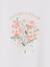 Tee-shirt manches courtes fleuri blanc - vertbaudet enfant 