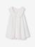 Robe évasée fille tulle brodée blanc - vertbaudet enfant 