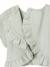 Blouse fille en lin vert sauge - vertbaudet enfant 