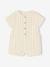 Gestreepte combishort voor babyjongens beige, gestreept - vertbaudet enfant 