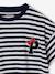 T-shirt fille fantaisie corail+marine - vertbaudet enfant 