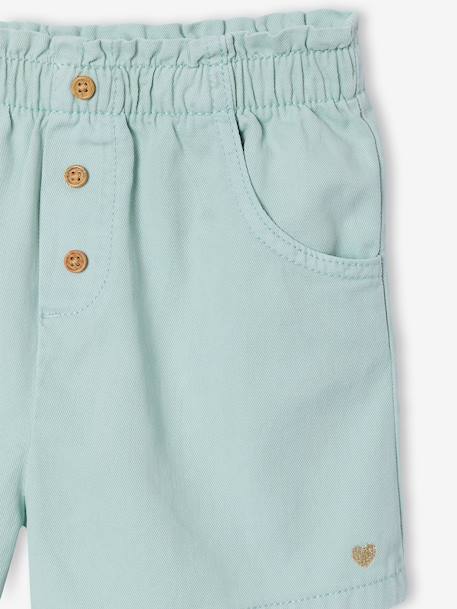 Short fille facile à enfiler corail+mauve+vert d'eau - vertbaudet enfant 